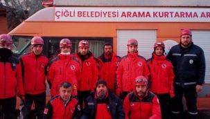 ÇAK Ekibi Deprem Bölgesinde Arama Kurtarma Çalışmalarını Sürdürüyor 