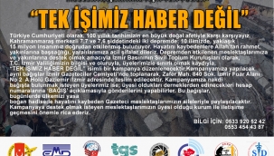 İzmirli Gazeteciler, "tek işimiz haber değil" dedi! 