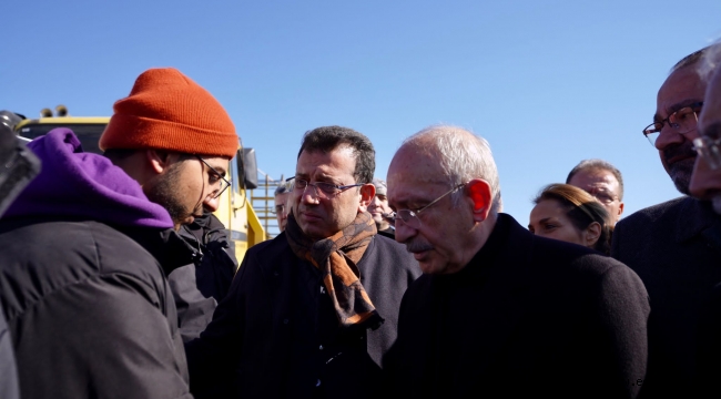 Kılıçdaroğlu ve İmamoğlu Depremin Merkez Üssünde Vatandaşlarla Buluştu