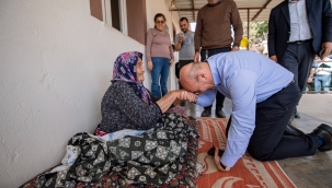 Başkan Soyer Osmaniye'nin köylerini ziyaret etti "İzmir'in gücü arkanızda" 