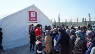 Kızılay'ın Deprem Bölgesindeki Yardım Seferberliği 6 ilde 12 sosyal market hizmet veriyor 