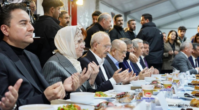 Millet İttifakı Liderleri 5 Bin Depremzede İle İftarda Buluştu