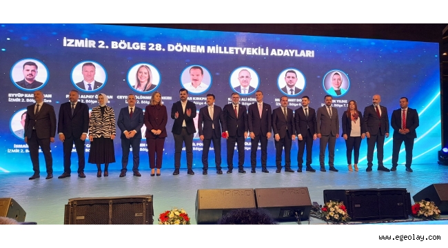 Ak Parti İzmir Milletvekili Adaylarını Tanıttı Siyaset Ege Olay Gazetesi