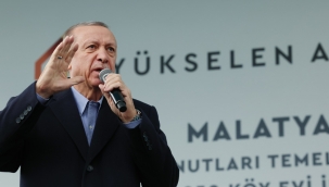 Cumhurbaşkanı Erdoğan, Malatya'da deprem konutları temel atma törenine katıldı 
