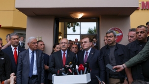 13. Cumhurbaşkanı Adayı Kemal Kılıçdaroğlu ve Adalet Partisi Genel Başkanı Vecdet Öz'ün Ortak Basın Açıklaması 