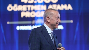 Cumhurbaşkanı Erdoğan, "45 bin Öğretmen Atama Töreni"ne katıldı 