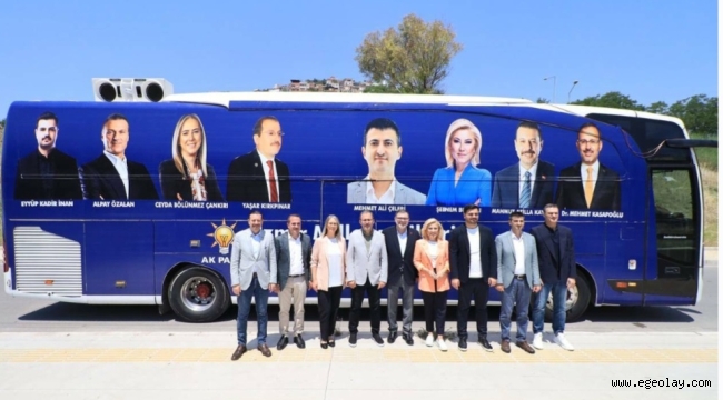 AK Parti İzmir'den '8'i bir yerde' ilçe turu 