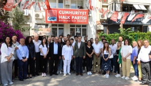 CHP'li Yücel, ilçe örgütlerine teşekkür turuna çıktı 