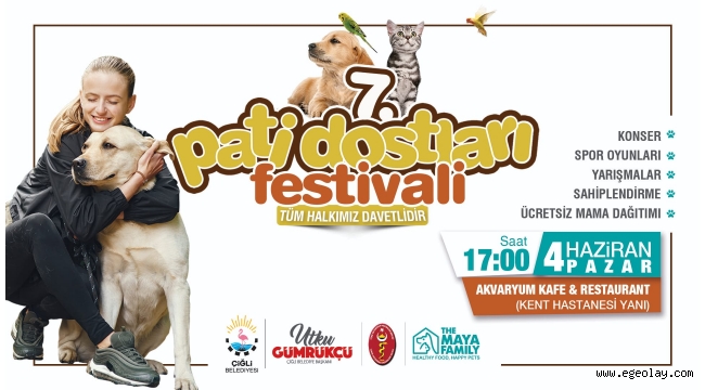 Çiğlili Hayvanseverler 7. Pati Dostları Festivalinde Buluşuyor