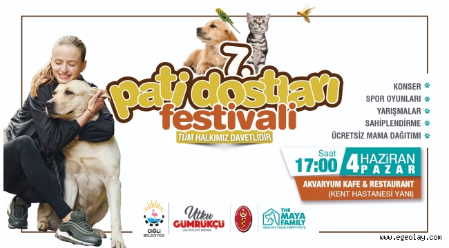 Çiğlili Hayvanseverler 7. Pati Dostları Festivalinde Buluşuyor 