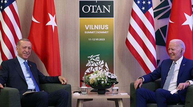 Cumhurbaşkanı Erdoğan, ABD Başkanı Biden ile görüştü 