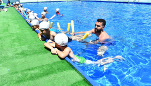 Portatif havuzlar bu yaz da İzmirli çocukları sevindirecek 
