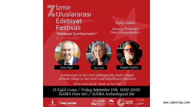 7. Uluslararası İzmir Edebiyat Festivali başlıyor 