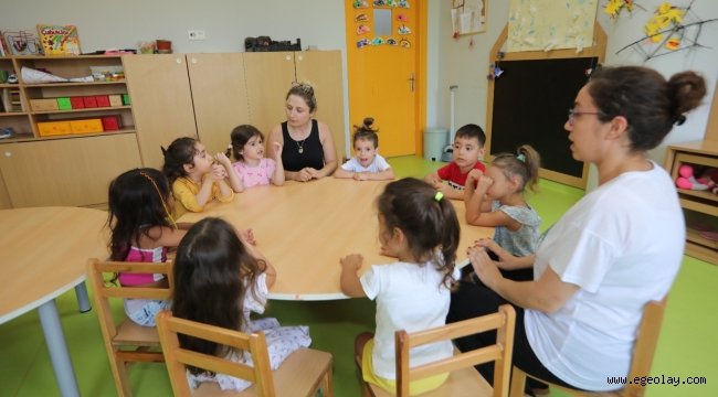 Bayraklı'nın anaokullarında yeni dönem başladı 