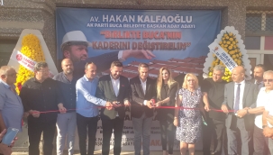 Hakan Kalfaoğlu İzmir'deki ilk Seçim Koordinasyon Ofisini açtı 