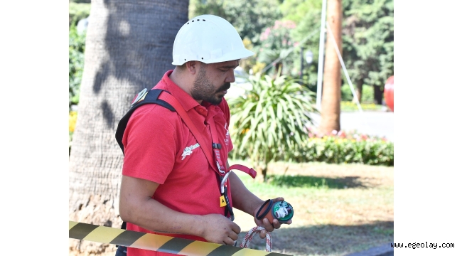 İzmir'in palmiyeleri için alarm sistemi 