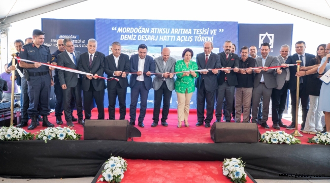 Başkan Soyer Mordoğan Atıksu Arıtma Tesisi'ni açtı "İzmir yeniden yüzülen bir Körfez'e sahip olacak" 
