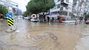 İzmir'de metrekareye 58,5 kilogram yağış düştü 