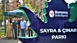 İzmir depreminde yaşamlarını kaybeden Sayra ve Çınar'ın ismi Bornova'daki parkta yaşayacak 