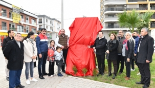 Başkan Gümrükçü Balatçık'ta Parkı Açtı Öğrenci Yurdunun Müjdesini Verdi 