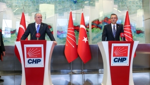 CHP Lideri Özel Memleket Partisi Genel Başkanı Muharrem İnce'yi Kabul Etti