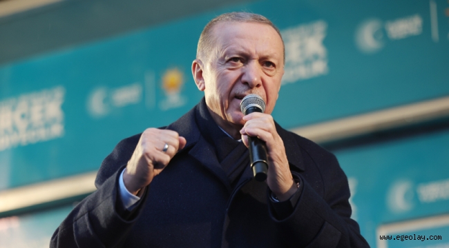 Cumhurbaşkanı Erdoğan: "Bizim her sözümüzün altında, asırlara bedel eser ve hizmetler yatıyor"