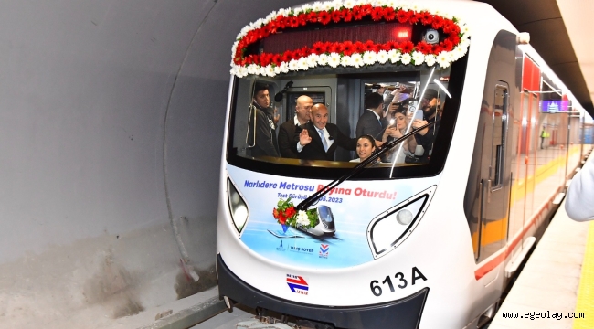 Narlıdere Metrosu ön işletmede 15 dakikalık sefer sıklığı ile çalışacak 