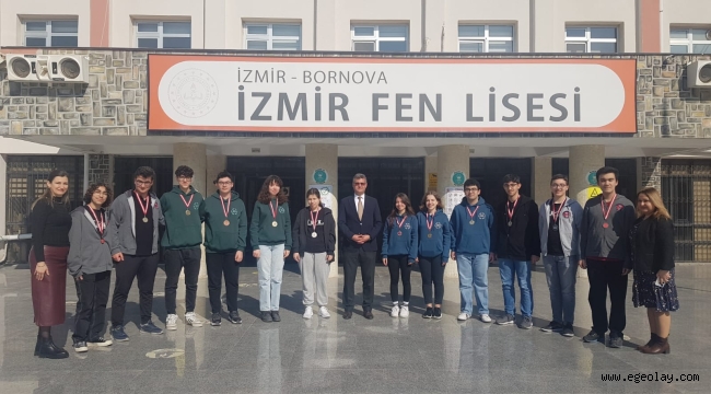 TÜBİTAK Bilim Olimpiyatlarında İzmir'e 12 Madalya