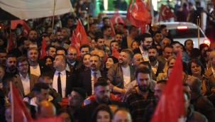 CHP'li Görkem Duman'a destek yürüyüşü 