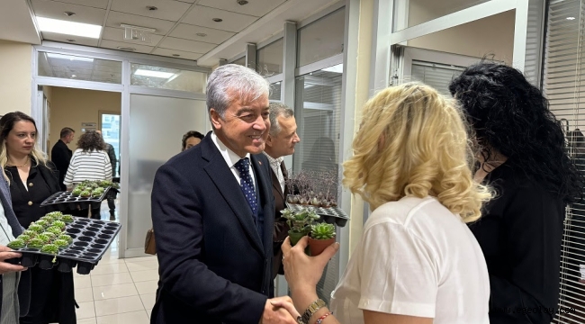 Çiğli Belediye Başkan Adayı Murat Gökçekaya Belediyeyi ziyaret etti 