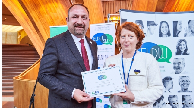 Çiğli Belediyesi'ne Avrupa'dan Üst Üste 5. Kez 'Yerel Demokrasi Ödülü 