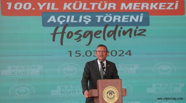 Cumhuriyet Halk Partisi Genel Başkanı Özgür Özel: "Eskişehir'i Türkiye Değil, Dünya Konuşuyor" 