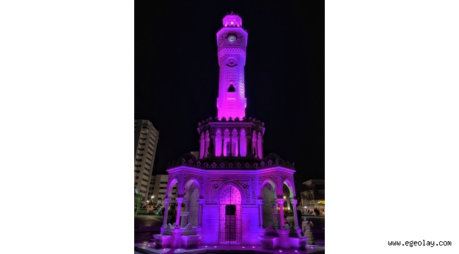 İzmir Saat Kulesi Epilepsi İçin Mor Renkle Işıklandırılacak 
