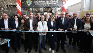 Menemen'de Miting Gibi Açılış 