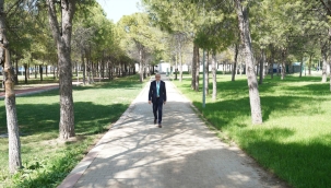 Ege Üniversitesi yeşil alan miktarını artırmayı sürdürüyor 