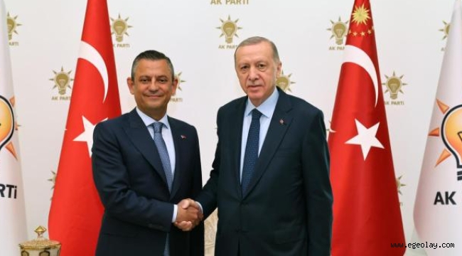 Cumhurbaşkanı Erdoğan CHP Genel Başkanı Özel'i kabul etti 