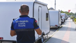 İzmir Büyükşehir Belediyesi'nden karavan işgaline önlem 