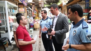 Konak'ta işyerlerine hem denetim hem bilgilendirme 