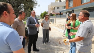 Başkan Çiçek Sahada Denetimde 