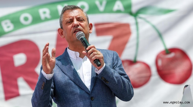 CHP Genel Başkanı Özgür Özel, Bornova Kiraz Festivali'nde konuştu: "İzmir ikinci memleketim"