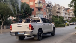 Ödemiş Belediyesi ilaçlama çalışmalarına başladı 