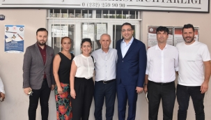 Yiğit'ten Muhtarlara bayram öncesi ziyaret 