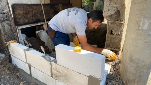 Bayraklı'da sel felaketinin yaraları sarılıyor 
