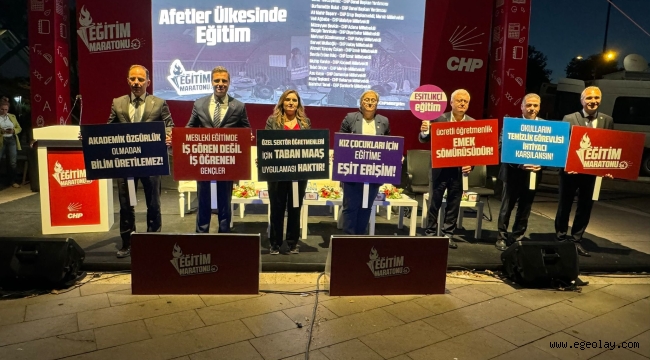 CHP Parti Sözcüsü Deniz Yücel: "Eğitimi Afetler Değil Afet Sürecini Yönetemeyen AK Parti Durduruyor"
