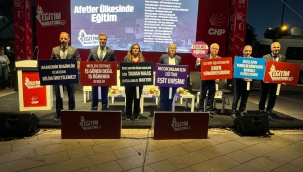 CHP Parti Sözcüsü Deniz Yücel: "Eğitimi Afetler Değil Afet Sürecini Yönetemeyen AK Parti Durduruyor"