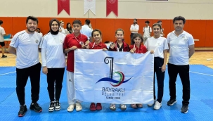  Tekvandoda İzmir'in şampiyonu Bayraklı Belediyesi 