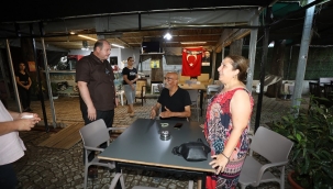 Başkan Çiçek, Gece Pazarı Esnafını Dinledi 