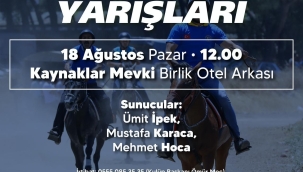 Buca'da Geleneksel Rahvan At Yarışları düzenlenecek 
