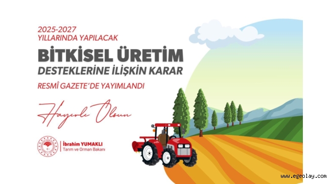 Tarımsal üretimde yeni dönem 