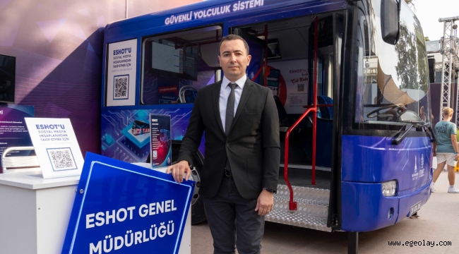 ESHOT 93. İEF'de Güvenli Yolculuk Sistemi'ni tanıtıyor